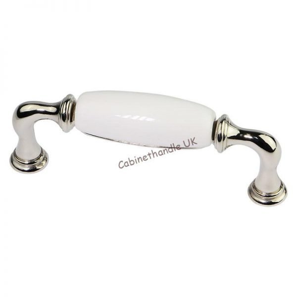 white ceramic kitchen handle