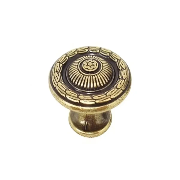 antique gold cabinet knob 30-mm