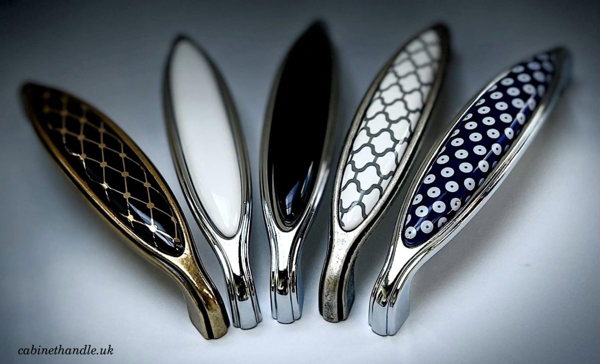 designer glamour ceramic drawer handles