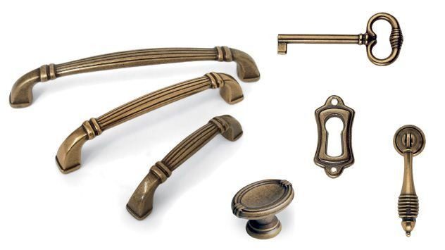 old brass hardware