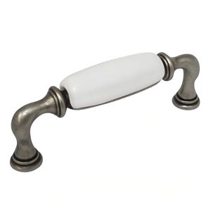 white ceramic drawer cupboard handle