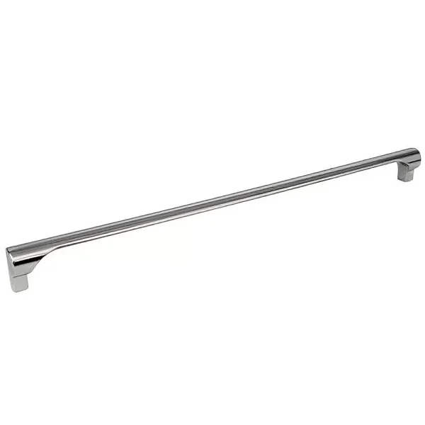 long silver chrome bar handle