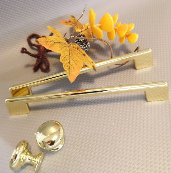 gold cupboard handles