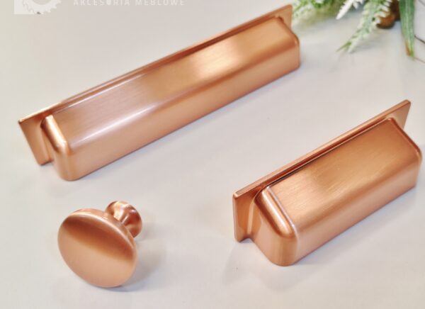 copper cup handles and knobs