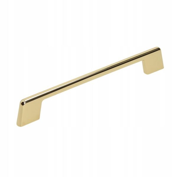 gold kitchen bar handle polished gold 160 mm