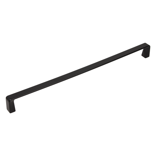 black mat long kitchen handle size 320 mm
