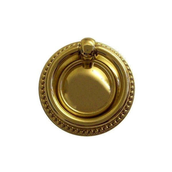gold ring pull for chairs or drawers