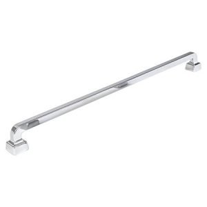 long chrome kitchen bar handle