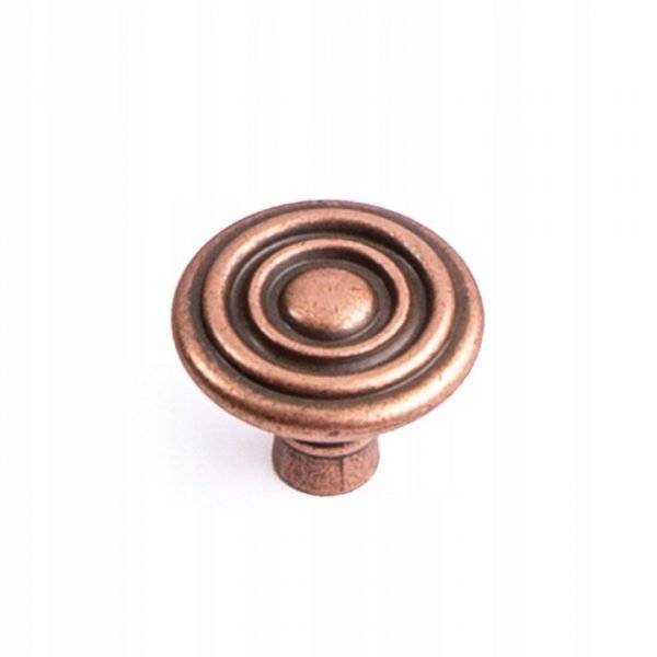 rustic copper knob 33 mm size