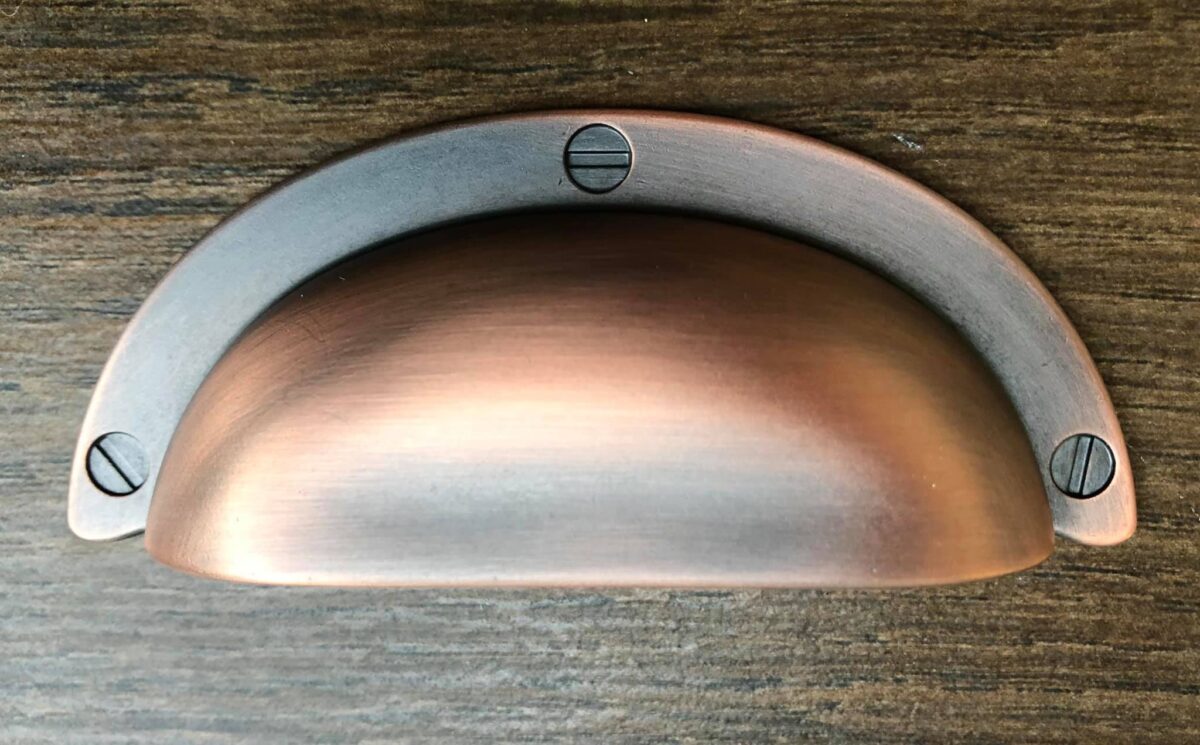 copper pull handle antique